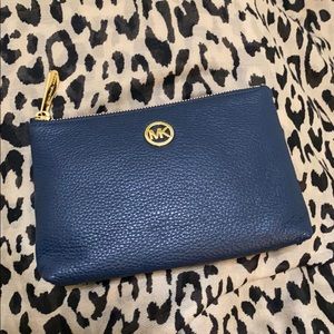 Michael Kors Fulton travel case navy small